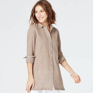 J. Jill Gingham Top